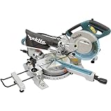 Makita Kapp- und Gehrungssäge (Sägeblatt-ø 216 mm, 1400 W, Arbeitstisch...
