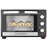 Steinborg® Mini Backofen 25 Liter Miniofen Elektro – Pizzaofen...
