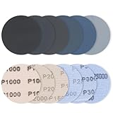 30 x Schleifscheiben 75mm Klett, Rund Schleifpapier 75mm Klett...