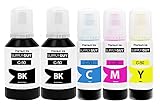 SupplyGuy 5X Tinte kompatibel mit Canon GI-50 Multipack für Pixma G5050...