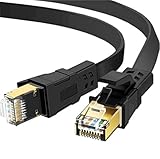 Cat8 Ethernet-Kabel, für den Innen- und Außenbereich, 40 m,...