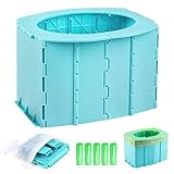 BORDEAG Töpfchen für Unterwegs, Faltbarer Toilettensitz Kinder,...