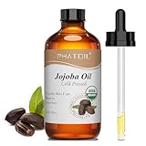 PHATOIL Jojobaöl Bio118ML,100% Rein Natürlich Jojoba Oil, Kaltgepresst...