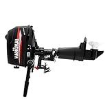 Zweitakt Außenbordmotor 5500rpm Leichter Aluminium Schaft Außenbordmotor...