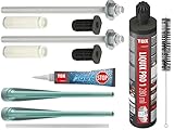 TOX Thermo Proof 12x400mm Markisenbefestigung Edelstahl A4 Set,...