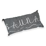 sositex | 1 Premium Saunakissen Lieblingskissen Reisekissen | Design: BANGA...