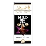 Lindt EXCELLENCE Mild 90 % Kakao - Milde Edelbitter-Schokolade | 100 g...