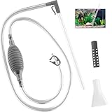 QckZee Aquarium Reinigungsset mit Schlauch – Robuster Aquarium Sauger...