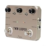 Twin Looper E-Gitarrenpedal, Reverse Looping, unbegrenzte Overdubs