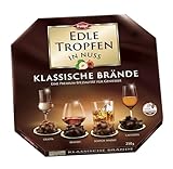 Edle Tropfen in Nuss Klassische Brände 250g, flüssig gefüllte...