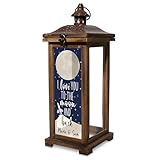 Personalisierte Holz-Laterne im Landhausstil 42cm - Landhaus Deko -...