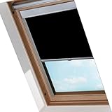 Peviasot Verdunkelungsrollo für Dachfenster 97,3x94 cm – Aluminium...