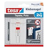 tesa Verstellbarer Klebenagel für Tapeten und Putz 2 kg -...