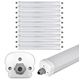 LED Röhre 120 cm LED Wannenleuchte 36 Watt LED Feuchtraumleuchte Garage...
