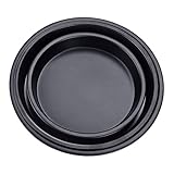 DECORNIJIA 3 Stück Teiliges Pizzablech aus Carbonstahl...