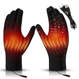 Zinueen Beheizbare Handschuhe Damen/Herren – USB Heizung Skihandschuhe...