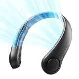 JISULIFE Tragbarer Nackenventilator, Freisprecheinrichtung Bladeless...