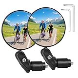 2 Stück Fahrradspiegel, Universal-Fahrradspiegel, HD, konvex, für Lenker...