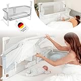 BabybeFun Beistellbett Baby [Stillen im eigenen Elternbett] Babybett für...