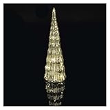 EMOS goldene LED Glasdekoration Tannenbaum mit Timer-Funktion,...