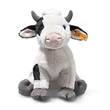 Steiff 067853 Soft Cuddly Friends Cobb Kuh, Cloud Dancer, 24cm, Grau