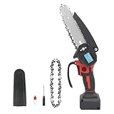 Akku Kettensäge für Einhell 18V Akku, 550W Handkettensäge Klein mit 2...