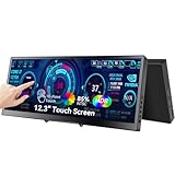 12.3 Tragbarer Touchscreen Monitor,1920 * 720 IPS Mini Touch...