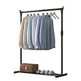 Kleiderständer, breiter Kleiderständer mit Rollen, robuster...