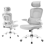 Sunon Bürostuhl mit hochklappbarer Armlehne Ergonomischer Computerstuhl...