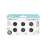 Amazon Basics CR2025 Lithium-Knopfzellenbatterie, langanhaltende Leistung,...