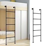 Wandmontierte Metallleiter für Etagenbetten, 5.6ft × 1.5ft...
