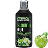 L-Carnitine 6000 Liquid - 1000 ml - Extra hochdosiert mit 6000 mg reinem...