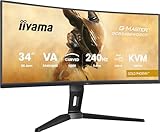 iiyama G-MASTER Gold Phoenix GCB3486WQSCP-B1 Curved 1500R 86.4cm 34“ VA...