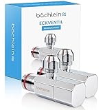 Bächlein Universal Eckventil selbstdichtend mit Schnellverschluss [2er...