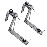 Blumenkasten Halter grau bis 50 kg individuell verstellbar - 2er Set -...