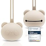 CAJA Schnullerbox Schnulleraufbewahrung aus Silikon BPA frei hygienische...