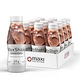 MaxiNutrition MaxShake Protein Milchshake Schokolade, 12x 330ml, cremiger...