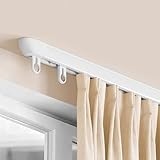 Raumteiler für Vorhänge, zur Wandmontage, 4,9 m, ideal für Wohnzimmer,...