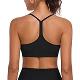 ANGOOL Sport BH Damen ohne Bügel Racerback Spaghetti Träger Sport Bustier...
