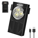 BORUIT V7 Mini Taschenlampe LED, 1100 Lumen 10-Modi Aluminiumlegierung...