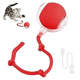 KEWUZY Katzenspielzeug Elektrisch mit LED Licht, Interaktives...