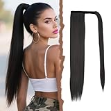 Mulaibdin Ponytail Extension Schwarz, Haarverlängerungen Zopf Extension...