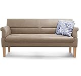 Cavadore 3-Sitzer Sofa Kira mit Federkern / Sitzbank für Küche, Esszimmer...