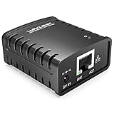 WAVLINK Druckerserver Printserver USB 2,0 auf 10/100Mbps Ethernet Netzwerk...