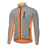 WOSAWE Reflektierende Fahrradjacke Herren Damen Winddicht Wasserabweisend...