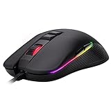 Rosewill RGB Gaming-Maus mit beidhändigem Griff für...