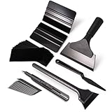 FOSHIO Auto Vinyl Werkzeug Kit Auto Folierung Set Autofolie Rakel Set für...