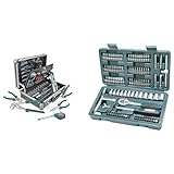 Brüder Mannesmann Werkzeuge 90-teilig Werkzeug-Koffer, 1 Stück, M29067 &...