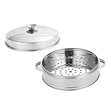 VALICLUD Dampfgarer mit Deckel Rostfrei Langlebig Küchenzubehör für...