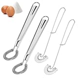 4 Stück Schneebesen Edelstahl, schneebesen, spiralbesen, schneebesens...